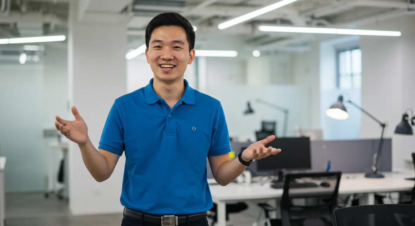 Business analyst facilitating a meeting between international team members